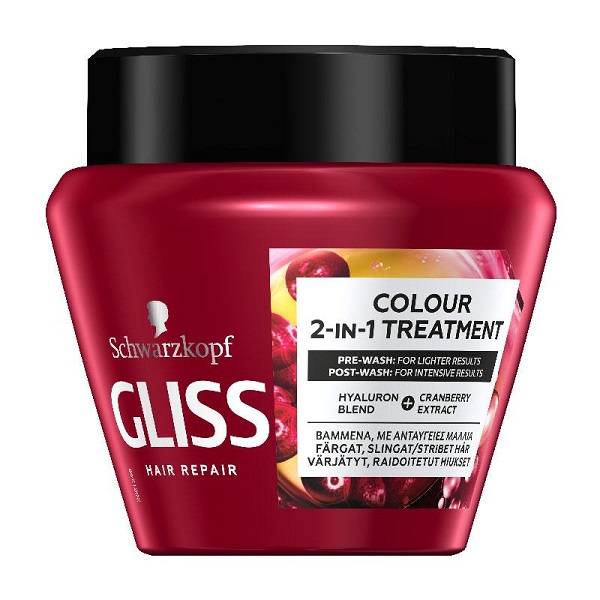ماسک موی گلیس قرمز موهای رنگ شده 300Colour Treatment میل