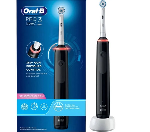 مسواک برقی اورال بی مدل Pro 3 3000 Sensitive Clean برای افرادی که به دنبال استفاده از مسواک برقی برای بهبود سلامت دندان و دهان خود هستند